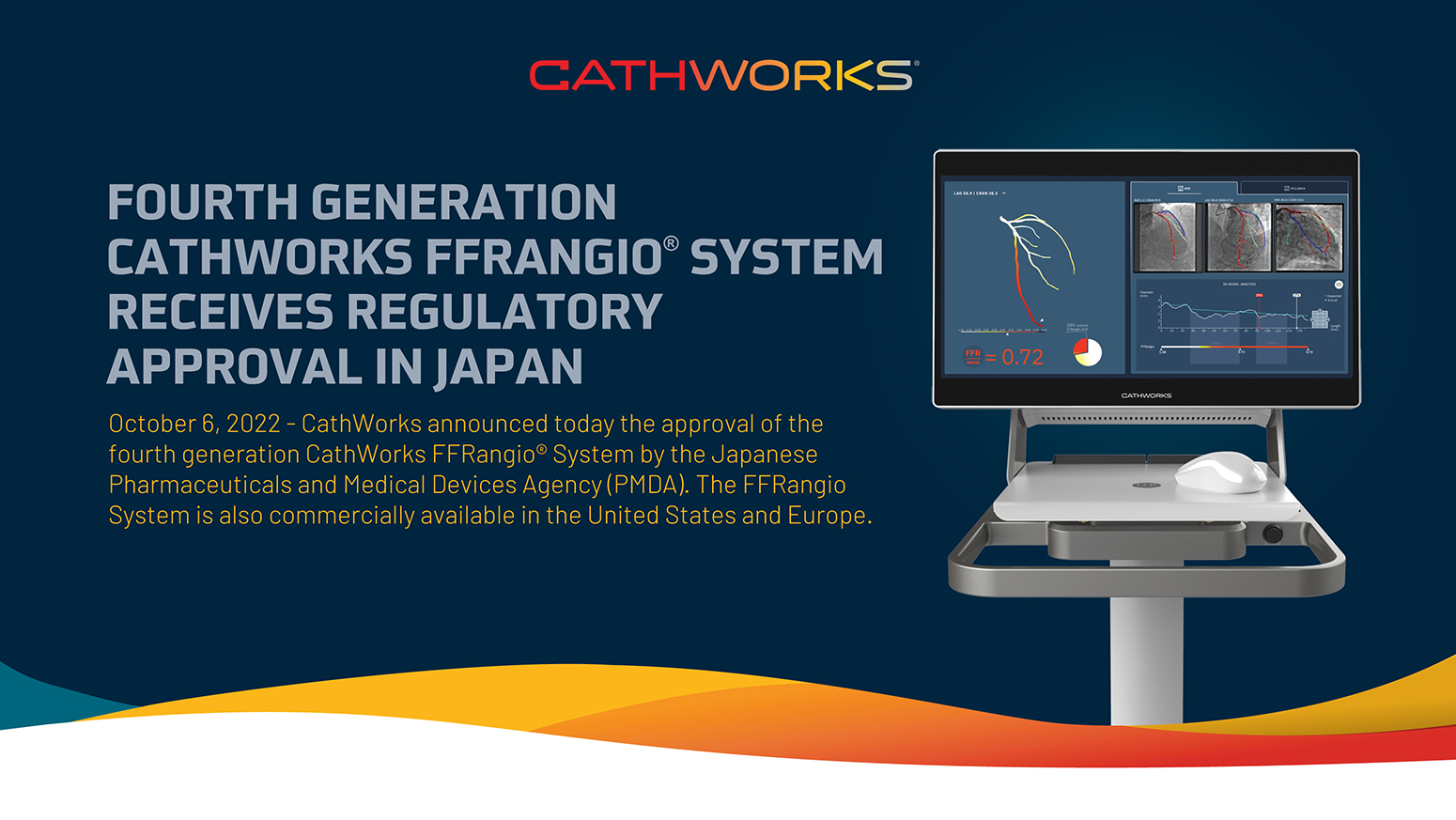 4th generation FFRangio System receives regulatory approval in Japan